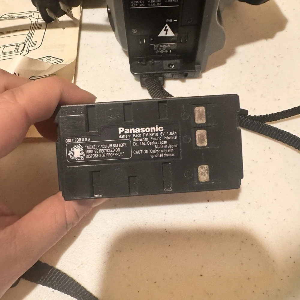 Panasonic palmcorder iq